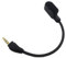 Yaowanguan Cloud III Mikrofon,Mic Ersatz abnehmbar 3.5 mm Game Boom Geräuschunterdrückung Mikrofon mit LED-Anzeige für HyperX Cloud III Wireless – Gaming Headset(Schwarz)