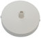 LEDSone Ceiling Rose Pendant Cable Grip Clamp Plate for Light Fitting Hanging Lamp,100mm Black Colour Full Set UK Stock (White - 2 Pack)