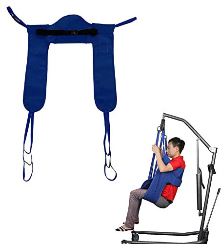 Patientenlifter-Toilettenschlinge, große Netzschlinge für die Dusche, Heimgebrauch, elektrischer Transfergurt, medizinischer Toilettenstuhl, Ganzkörperschlinge (XL)