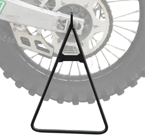 Dirtbike Dreiecksständer l Schwerlast Motorradständer l Tragbarer Dirt Stützständer l Stabiler dreieckiger Fahrradheber Ständer l Verstellbarer Dirt Reparaturständer Kompakt & Tragbar für