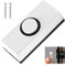 Wired Doorbell Button Universal Door Bell Push with 2Pcs Screws Wall Mounted Wired Door Bells Weatherproof Plastic Button Fits Most Doorbell Chimes for Home Garage Warehouse 55 * 24 * 14mm