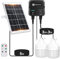 Aigostar Solarlampe für Außenbereich 70W, 11M Kabel, mit Fernbedienung und integriertem Energiespeicher. Solar-Hängelampe, wasserdicht IP65, für Hof, Garten, Notbeleuchtung, Camping und Hühnerstall