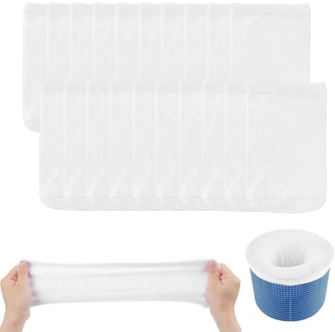 10 Stück Pool Skimmer Socken,Schwimmbad Leaf Skimmerkorb Filter Netz Zubehör,Swimming Feinfilterung Skimmernetze Filtersocken,Reinigung Teich Filterkorb Poolsocken für Fontäne Wasserfall Aquarium