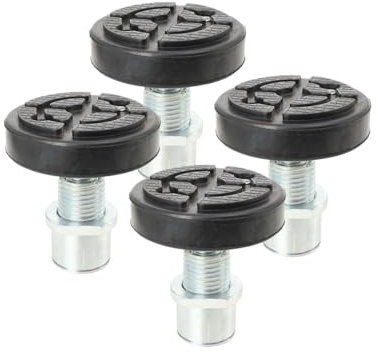 4PC Drehteller Gummiteller Tragarmteller für Hebebühnen SA40 SA40-E, 50mm Universal, Gummiauflage Auswechselbar, Gummiteller für Hebebühnen, 45 Stahl