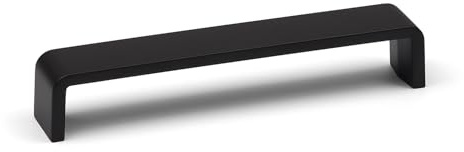 160mm Matt Black Cabinet Handle Square D Cupboard Door Drawer Furniture Pull