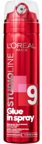 L'Oréal Paris Studio Line Mikro-Zerstäuber Haarspray, bis zu 100H extrem starker Halt, feuchtigkeits- & schweißbeständig, für Hairstyles & Sleek Looks, Spray für alle Haartypen geeignet, 200ml