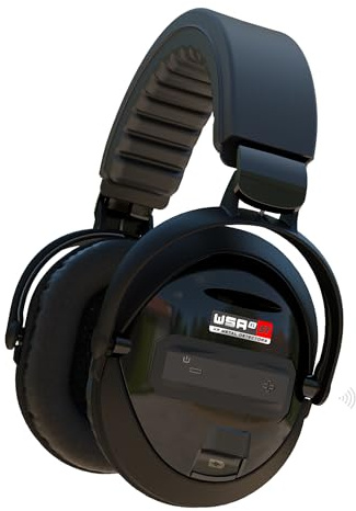 XP Metal Detectors WSA-XL ST Ultraschneller kabelloser Stereo-Kopfhörer für Deus II, komfortabel, leicht zu transportieren, kompaktes und intelligentes Design, regenfest (IP68 bis 1 m Tiefe) (WSAXLST)