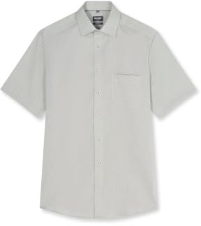 OLYMP Herren Hemd Kurzarm Regulär 124912 | Hemd, keine Manschette, Modern Fit, 100%Baumwolle