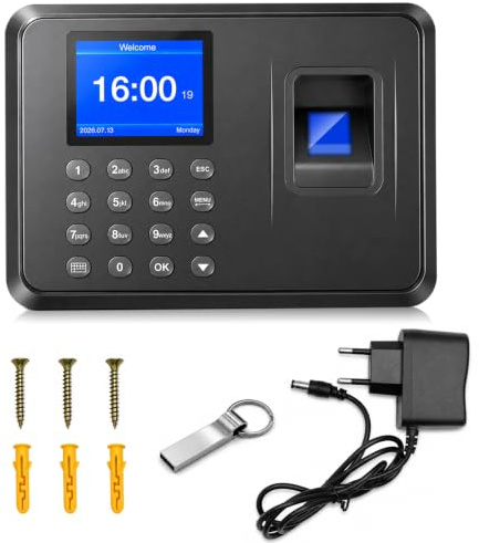 Diesisa Zeiterfassung für Kleinbetriebe: Stempeluhr mit 512 MB USB-Stick