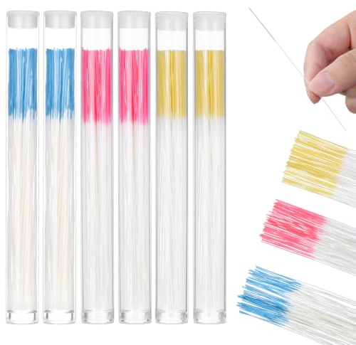 360 Stück Ohrloch Reiniger, Ohrloch Reiniger Stäbchen für Piercing Pflege | Einweg Ohrlöcher Reiniger, Ohrlochreiniger für Ohrloch Piercing Reinigung Linie (Blau, Gelb, Rosarot)