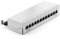deleyCON CAT 6 Patchpanel Verteilerfeld 12 Port - Desktop & Wandmontage - Geschirmt - 12x RJ45 Buchse - TIA568A TIA568B Grau