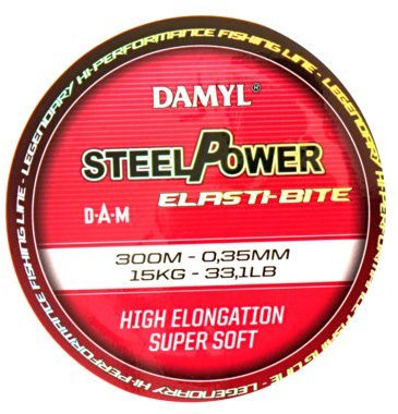 DAM Steelpower Elasti-Bite Angelschnur 0,20mm