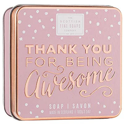 Scottish Fine Soaps Thank You Being Awesome Soap Tin 100g