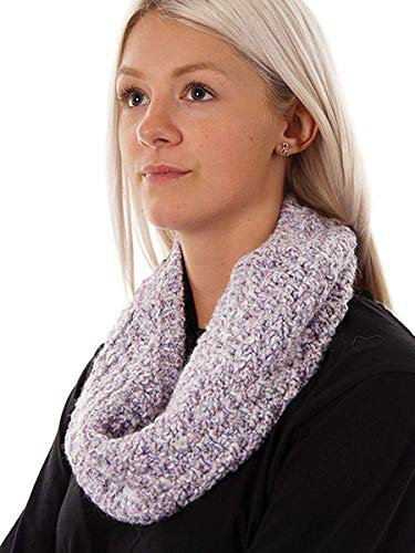 CMP LOOP STRICKSCHAL RUNDSCHAL LILA MUSTER WÄRMEND GROB GESTRICKT 5544036 (one-size)