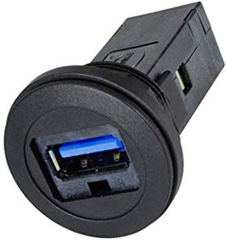 09454521904 USB-Stecker 22mm har-port -25-70°C Ø22,3mm IP20 USB 3.0 A/A HARTING