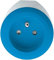Prise BEWATT avec chargeur USB réversible (turquoise) - Watt and Co