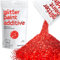 Hemway Glitter Paint Additive - Red | Extra Chunky Metallic Flakes for Adding Sparkle to Paints & Wood Varnish | Add to Emulsion, Acrylic & Latex for Indoor Sparkly Walls | 100 g