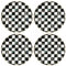Black and White Bone China Wedding Plates Gold Rim Plates Dinnerware Christmas Serving Dishes Set Dessert Ceramic Plate (Color : 12Inch Charger Plate)