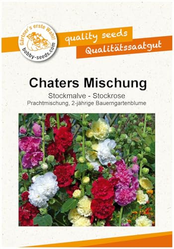 Blumensamen Chaters Mischung Stockmalve Portion