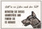 ZAUBERBILD Hundeschild Warnung | Dobermann | Warnschild Vorsicht Hund | 25x17cm Alu