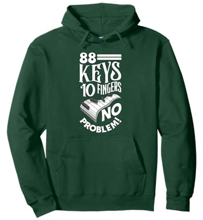 Lustiges Piano Klavier Klavierspieler Pianisten Pullover Hoodie