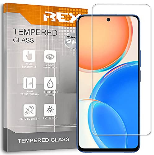 REY Protector de Pantalla para Honor X8 4G - Honor X40 GT - Honor X8a, Cristal Vidrio Templado Premium
