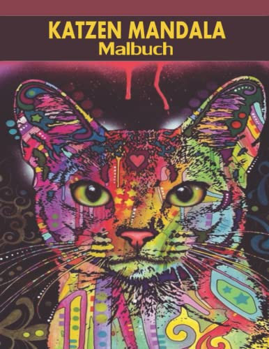 Katzen Mandala Malbuch: 30 wunderschöne Katzen-Mandalas für Kinder und Erwachsene zum Ausmalen und Entspannen. Anti-Stress-Malbücher in entspannenden Designs.