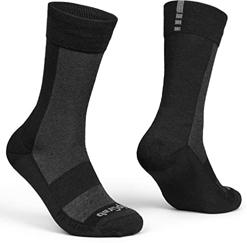 GripGrab Alpine Merino High Cut Winter Fahrradsocken Thermo Sportsocken Lang Radsport Winterstrümpfe Rennrad MTB Gravel