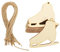Milisten 20 Sets Holz Schlittschuh Ausschnitte Weihnachten Holzscheiben Urlaub Unlackiert Holz Schlittschuh Form Ausschnitt für DIY Kunst Handwerk Malerei Party Home Decor, 8,5 x 8 cm