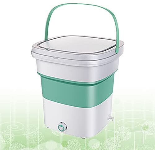Samnuerly Lavadoras Plegables, pequeña, automática, 1,8 kg, Lavadora compacta, Secadora giratoria, Ahorro de energía, Viaje a casa