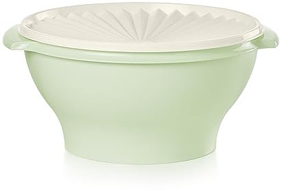 Tupperware Heritage Collection, 17.25 Cup Bowl with Starburst Lid, Light Mint Vintage Color, Dishwasher Safe and BPA Free (4.1 L)