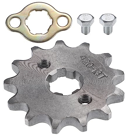 QUARKZMAN Motorrad Ritzel Set Für Motorrad 13 Zähne 17mm Innendurchmesser | Titanton, Metall, 57x6mm, 30mm, M6x1.0, Für Geländewagen, ATV, Go-Kart, Quad.