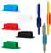 simarro Pencil Holder Clips, 5/10Pcs Self-Adhesive Silicone Pen Holder Clip for Desk Fridge Whiteboard Board Erase Bulletin Board Paint Brush Stick Marking Pen(5Pcs Color)