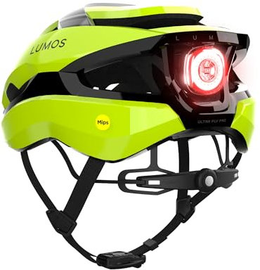 Lumos Ultra Fly Pro - Road Bike Helmet | Lumos Firefly Compatible (Rear Light) | Built-in Sunglasses Port | Custom-Made Fit System for Adult Men & Women | Bicycle Cycling Accessories