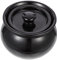 Ceramic Soup Pot with Lid - 500ml Black Stewing Pot for Kitchen Use, Non-Toxic, Smooth Surface, Easy to Clean, Ideal for Home Cooking and Stewing