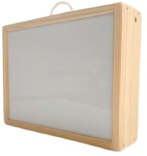 Nenitus Montessori Light Box 50x60cm, Tavolo Luce Montessori, Giocattoli Montessori, Giocattoli Montessori per bambini 1,2,3 anni.