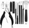 Herramientas de pedicura para pies encarnados, cortaúñas encarnadas, kit de extracción, cuchillo de pedicura, alicates de uñas, cortador de cutículas