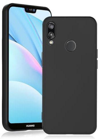 Agedate Custodia per Huawei P20 Lite, ultra sottile, compatibile con P20 Lite, morbido silicone anti olio, slim antiurto antigraffio, protezione completa della fotocamera
