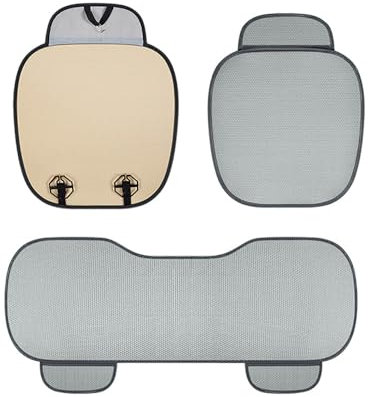 Sitzschoner Auto Kindersitz - Kindersitzunterlage Isofix, rutschfest Wasserabweisender Autositzschoner, Autositzauflage, Schutzunterlage, Autositzschutz (Grau)