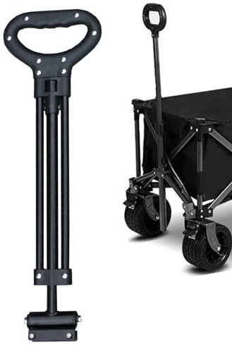 Ersatzgriff für Bollerwagen, Ersatzgriff für Gartenwagen, Teleskopgriff für Campingwagen, Ersatzteile für Gartenwagen, Picknickwagen, P-Laufstall