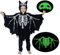 Sincere Party Glow In the Dark Fledermaus Cape Skelett Kostüm für Kinder 3-5 Jahre