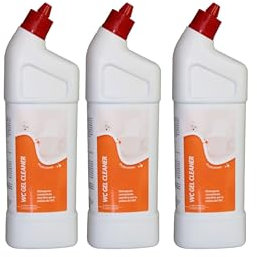 Chimiver - WC GEL CLEANER detergente gel concentrato per la pulizia e la manutenzione quotidiana dei wc | KIT 3 PEZZI