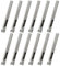 Cjueiom 12PCS 1/4 (6mm) Diamond Coated Hole Saw Drill Bits, Professional Grade for Glass, Ceramic, Tile, Marble, Porcelain & Brick with Nickel-Plated Shank & Quick-Cool Slots