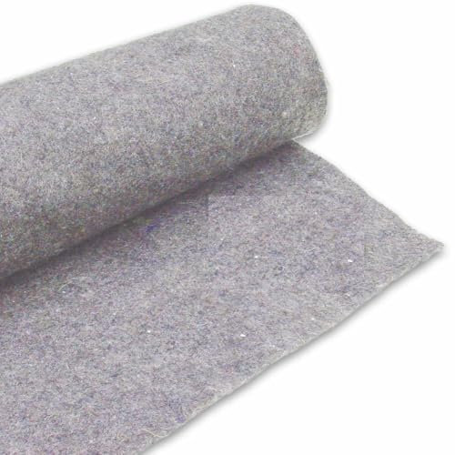 Qualitäts - Teichvlies 300 g/m² - 3m x 3m – 9qm - Teichfolienunterlage Schutzvlies Poolvlies