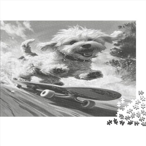 Yorkshire Terrier Puzzle 1000 Teile Für Erwachsene Und Kinder Ab 14 Jahren Für Stressabbauer Puzzel 1000pcs (75x50cm)