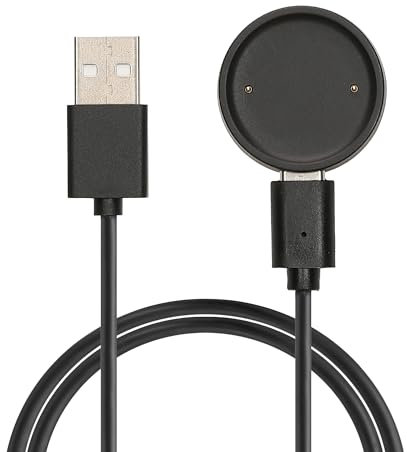kwmobile Cavo Caricabatterie Compatibile con Amazfit Bip 6 / Amazfit Active2 (A2437) Cavo - Carica Batterie USB Smartwatch - Cavetto Ricarica Orologio Fitness