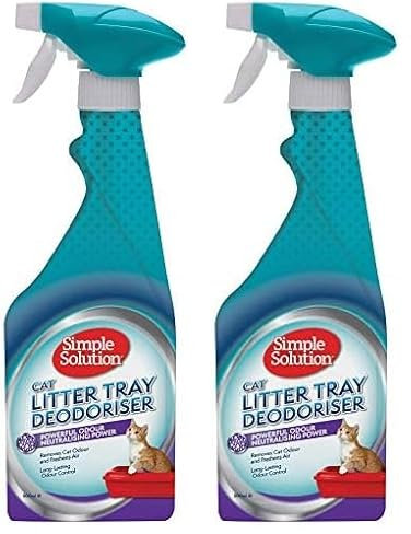 Simple Solution Cat Litter Odour Eliminator with enzymatic cleaning, 500 ml (Pack of 2)