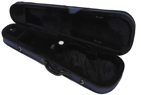 Tissting 4/4 Violinenkoffer in voller Größe, Trageschale aus Oxford-Stoff mit Hygrometer, professioneller dreieckiger Rucksack für Violine