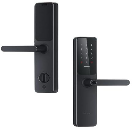 Serrure De Porte Intelligente A100 Pro Zigbee Bluetooth 5.0, Déverrouillage Par Empreinte Digitale, Compatible Avec Apple HomeKit Et Aqara Home(80-120mm)