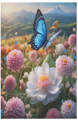 Schwarze Rose Holzpuzzle - Puzzle Für Erwachsene, 1000-teilige Puzzles Für Teenager Und Kinder, Herausfordernde Spiele （78×53cm）